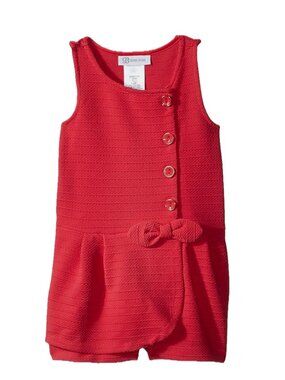 NWT Bonnie Jeans Girl's Fuschia Romper - Size 6
